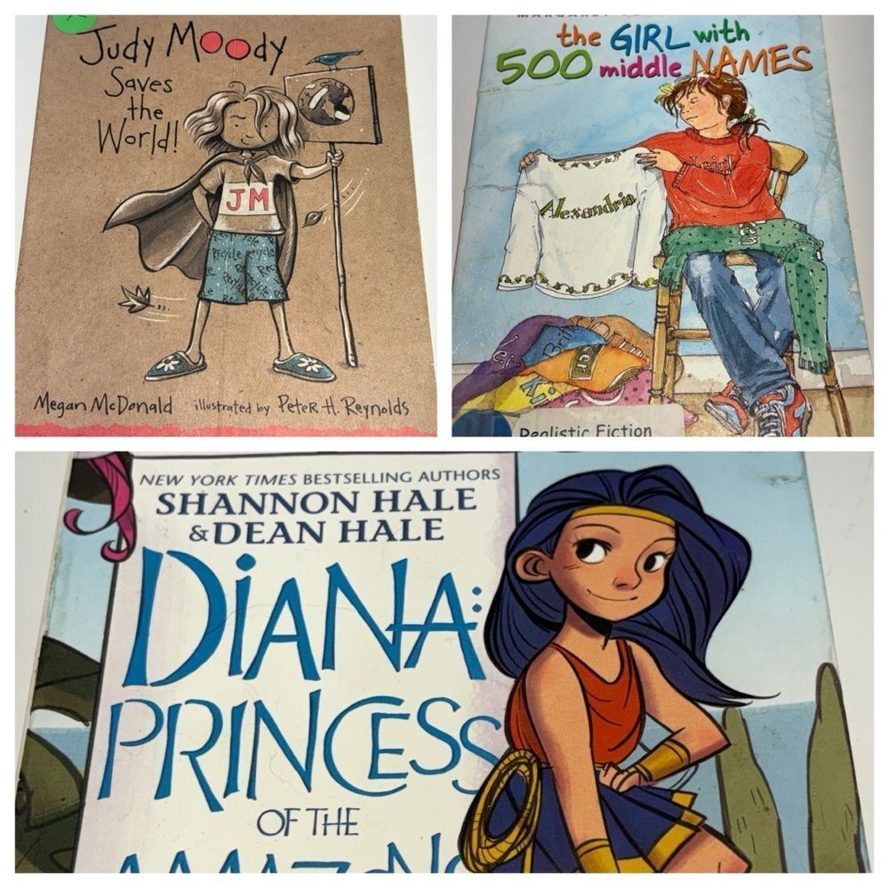 Diana Princess of the Amazons,the girl with 500 middle names,Judy Bloom saves